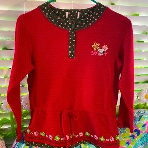Snoopy from Peanuts embroidered top